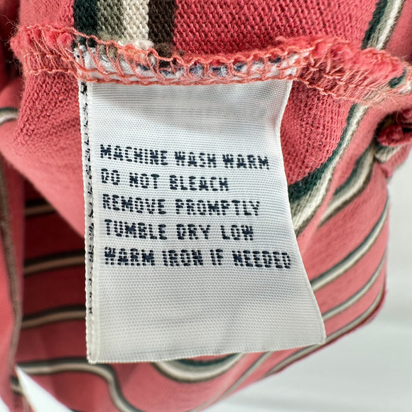 POLO Ralph Lauren MENS L Classic Fit MESH Stripe Polo PREPPY Short Sleeve Shirt - Picture 8 of 8